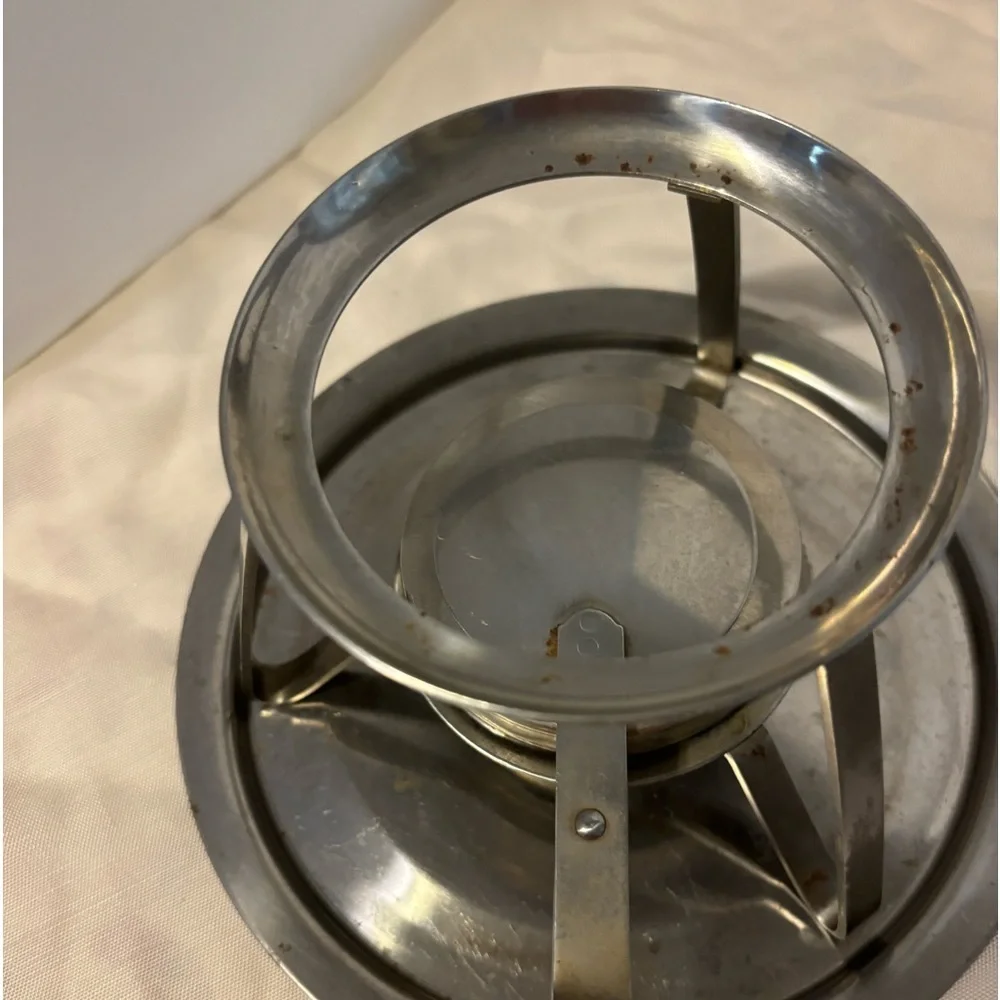 Vintage MCM Complete Fondue Set 11 Pieces by Monarch Steel Japan